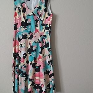 JUST REDUCED Black label multi color dress